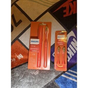 Philips Sonicare Battery Toothbrush, Miami Coral, and Extra Replacement Heads